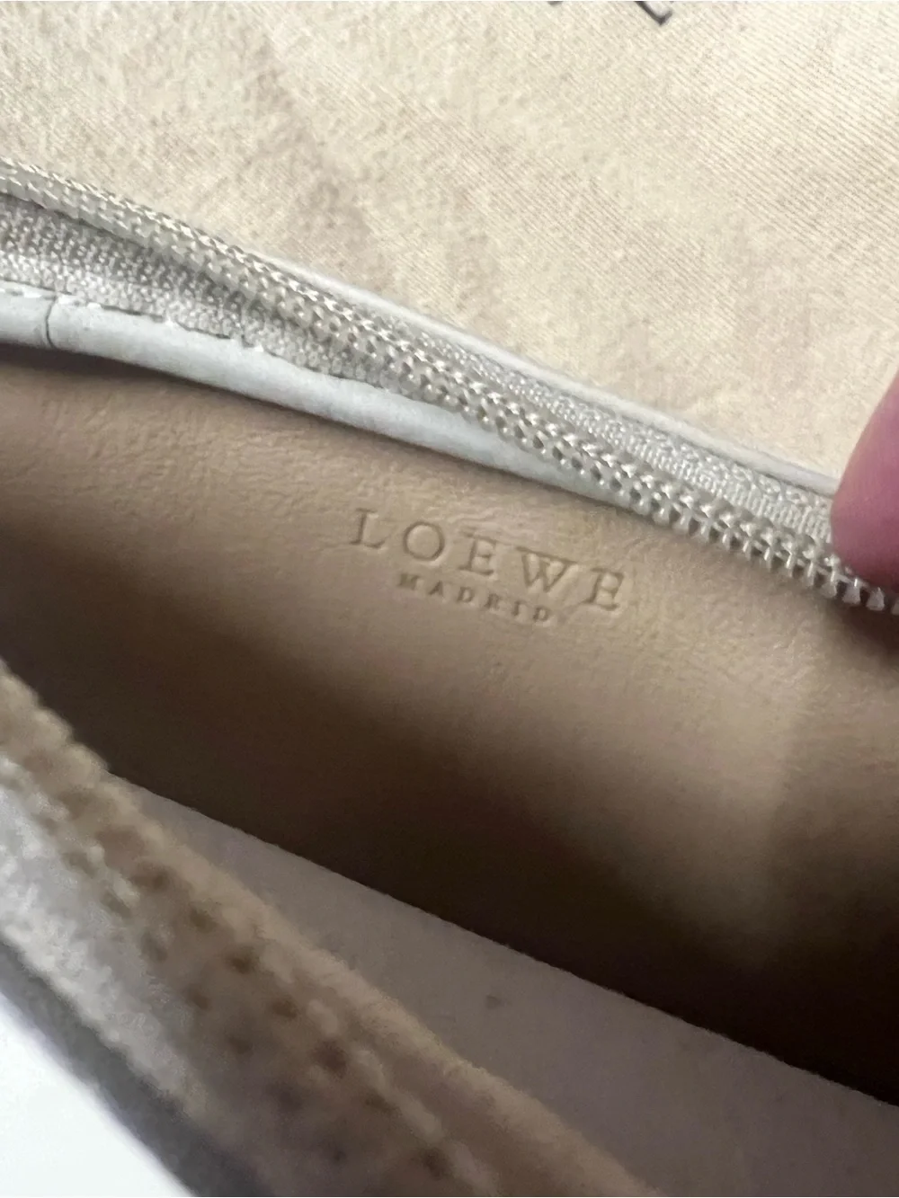 Loewe subtle embossed